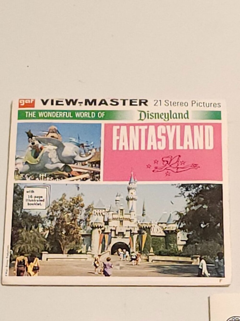 WINTAGE VIEW MASTER Disney FANTASYLAND REELS View Master GAF